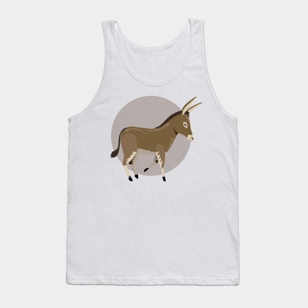 Sad Donkey Tank Top by HarlinDesign